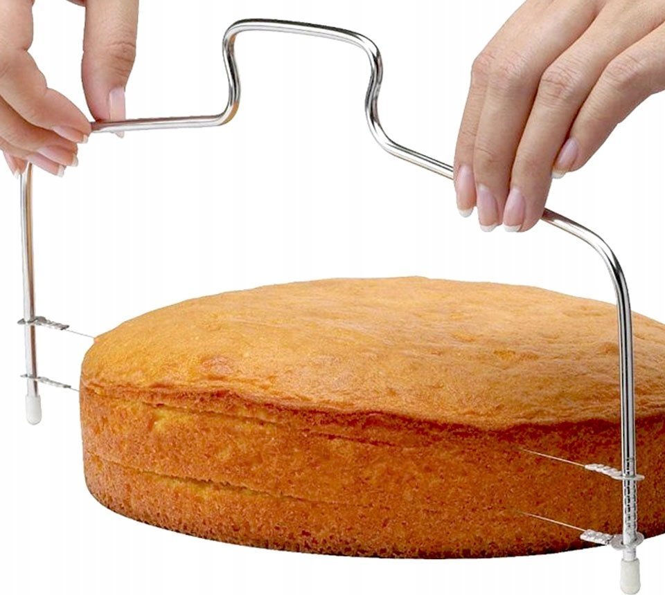 ER4 NÓŻ STRUNOWY DO CIĘCIA CIASTA TORTU BISZKOPTU 32cm