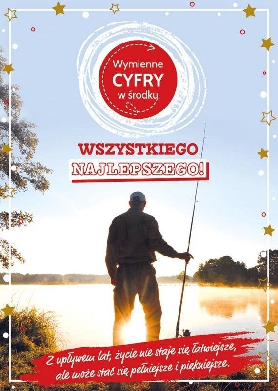 KUKARTKA Karnet Urodziny wymienne cyfry