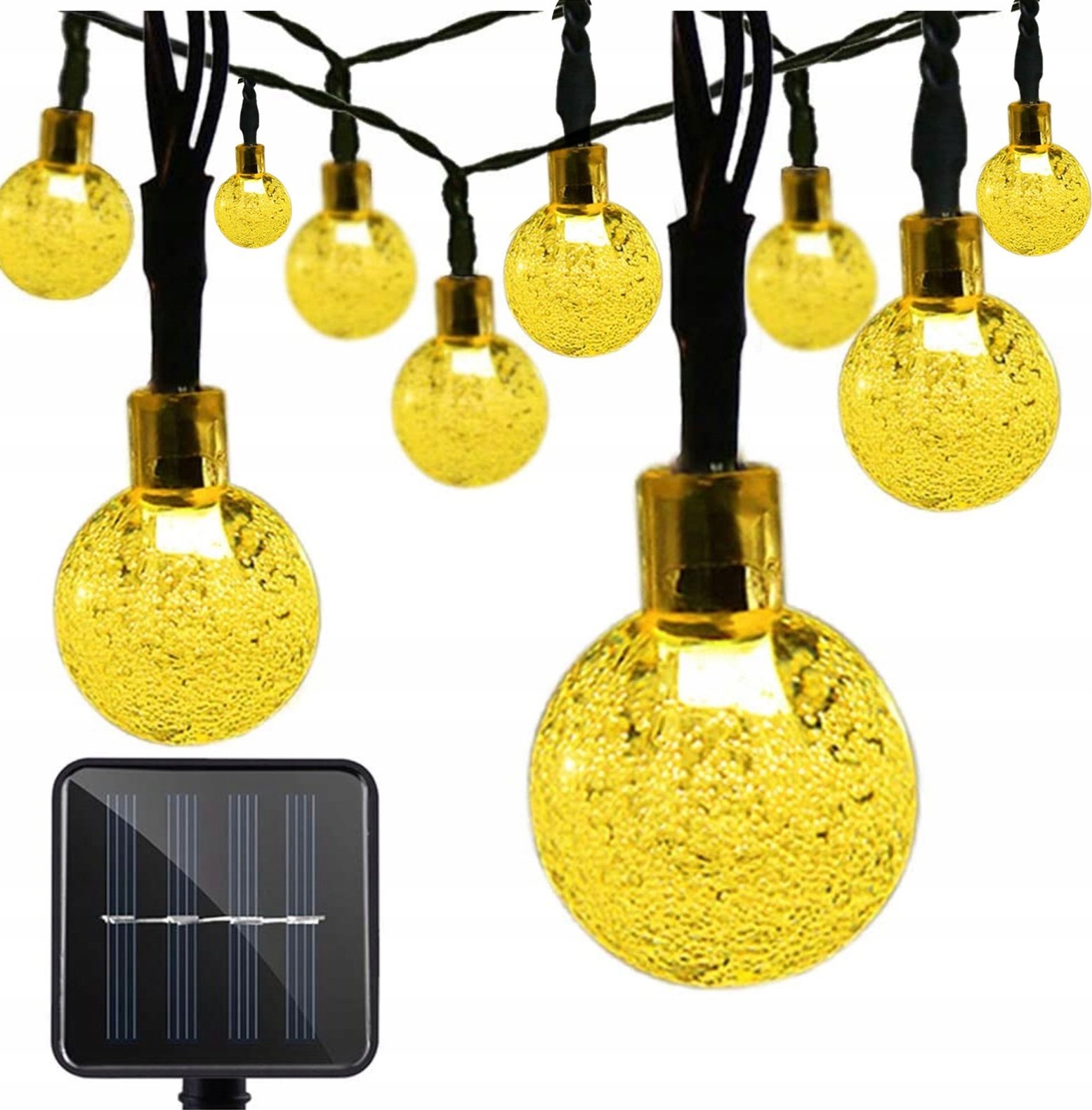 Rosfix GIRLANDA SOLARNA ŚWIETLNA ŚWIĄTECZNA OGRODOWA 5M
