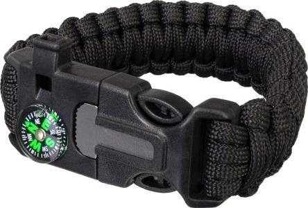 Levenhuk Czarna bransoleta z krzesiwem LabZZ FL5