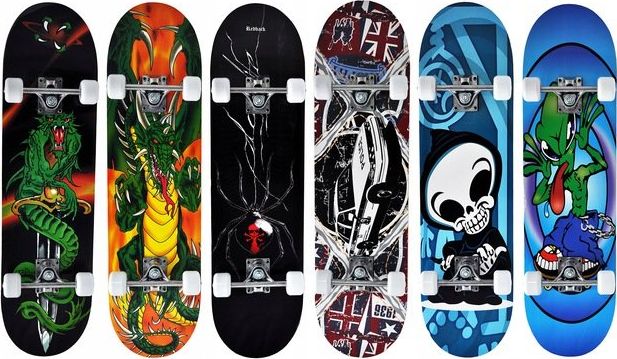 Deskorolka KIAMO Deskorolka 79 cm klon Mocna 7 warstw pvc abec 5 ce