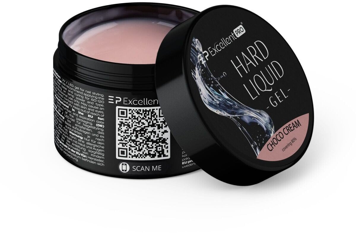Excellent PRO Hard Liquid Gel żel budujący Choco Cream 50g