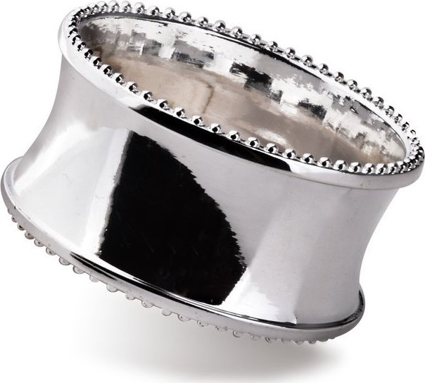 Affek Design ADRIANNE Serwetnik srebrna obrączka 4,8x4,8x2,5cm