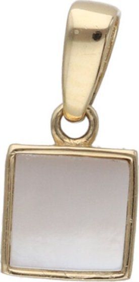 Lovrin Złota przywieszka 585 biały kwadrat 0,57g