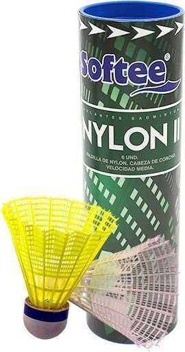 Softee Lotki do badmintona nylonowe SOFTEE x6 uni