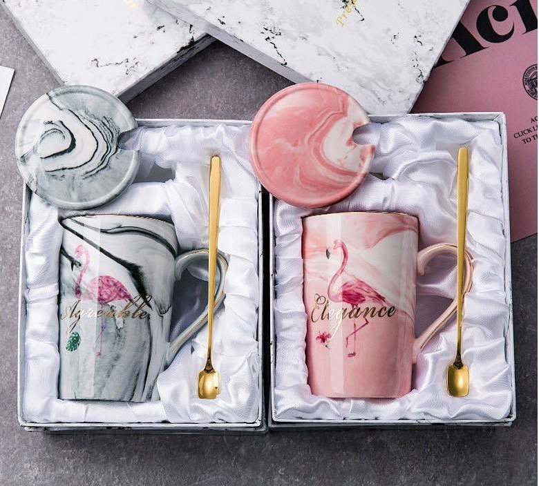 Gold Start Kubek z pokrywką