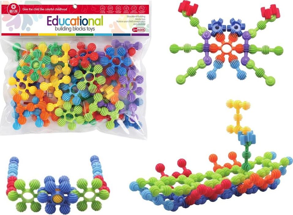 Askato Klocki Kulki 54 elementy (GXP-681491)