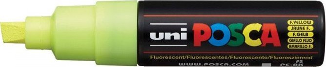 Uni MARKER PLAKATOWY UNI POSCA PC-8K FLUORESCENCYJNY ŻÓŁTY