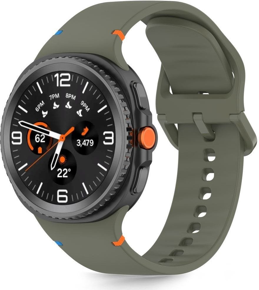 TECH-PROTECT SILICONE SAMSUNG GALAXY WATCH 8 / CLASSIC (40 / 44 / 46 MM) ARMY GREEN