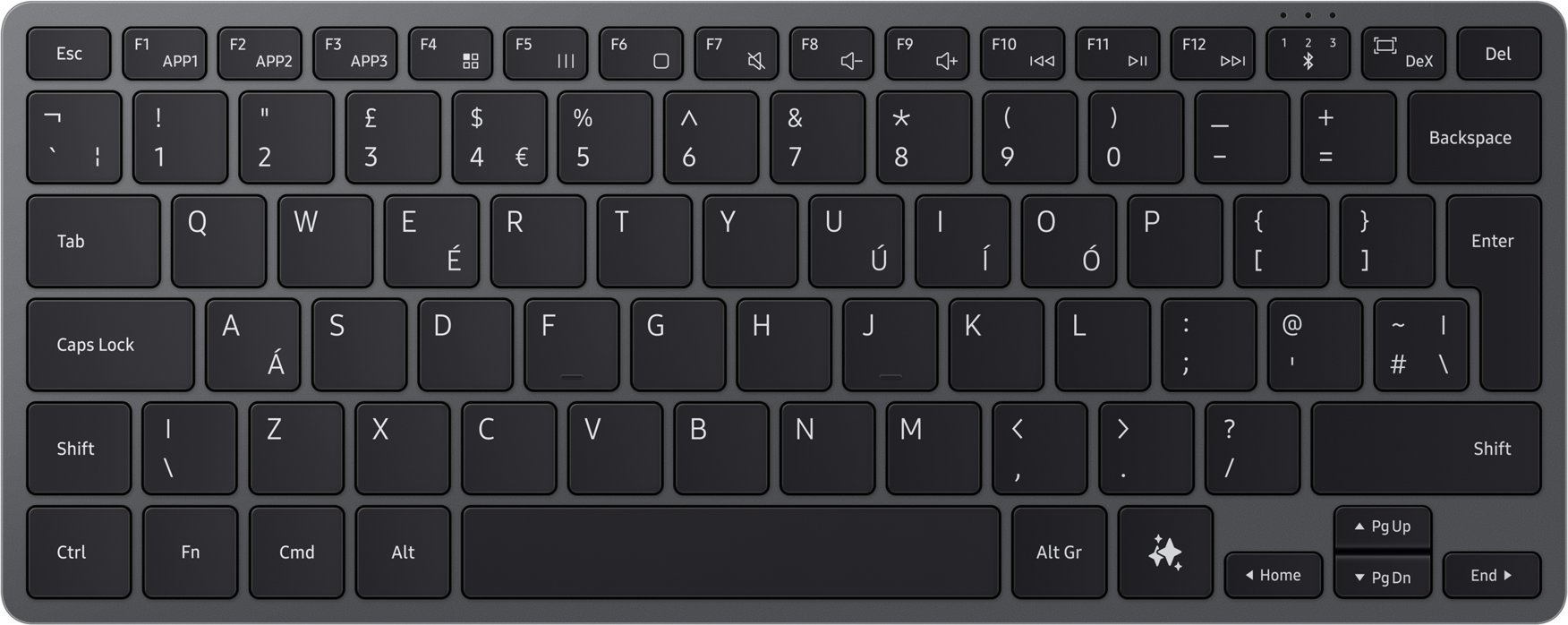 Samsung EJ-B7800 klawiatura Dom Bluetooth QWERTY Angielski Czarny