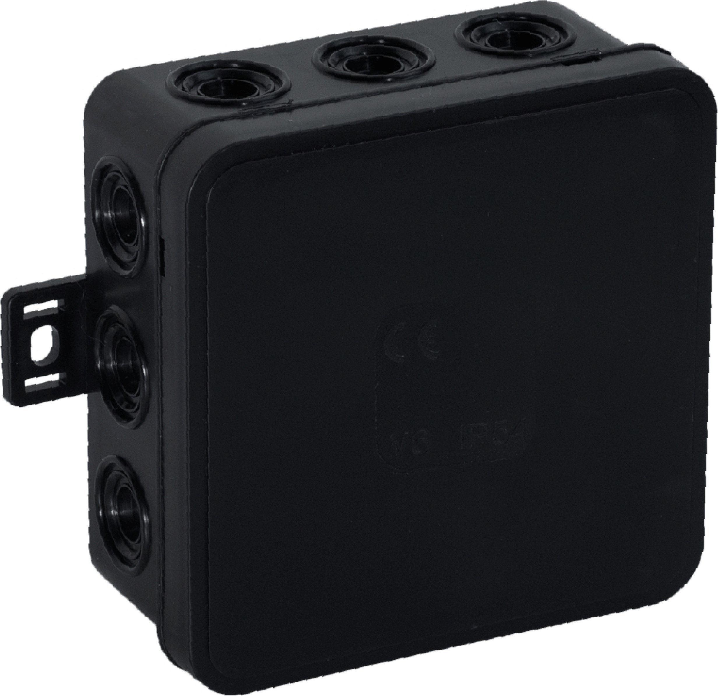 Orno Puszka n/t CLICK, IP54, 12 przepustów, 85x85x41mm, czarna, 50 szt.