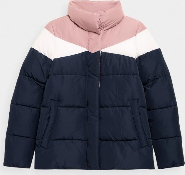 4f Kurtka damska H4Z21-KUDP007 CIEMNY GRANAT r. M