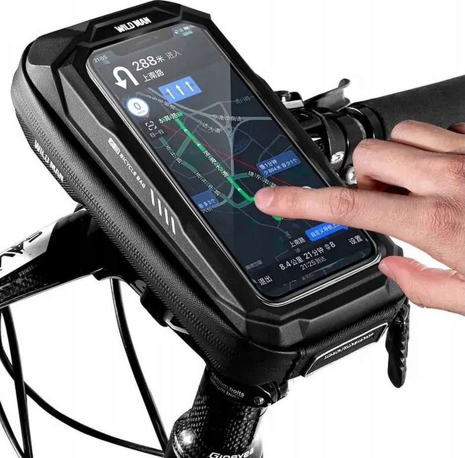 WildMan WILDMAN sakwa rowerowa na kierownicę na zamek X3 0,5L czarna