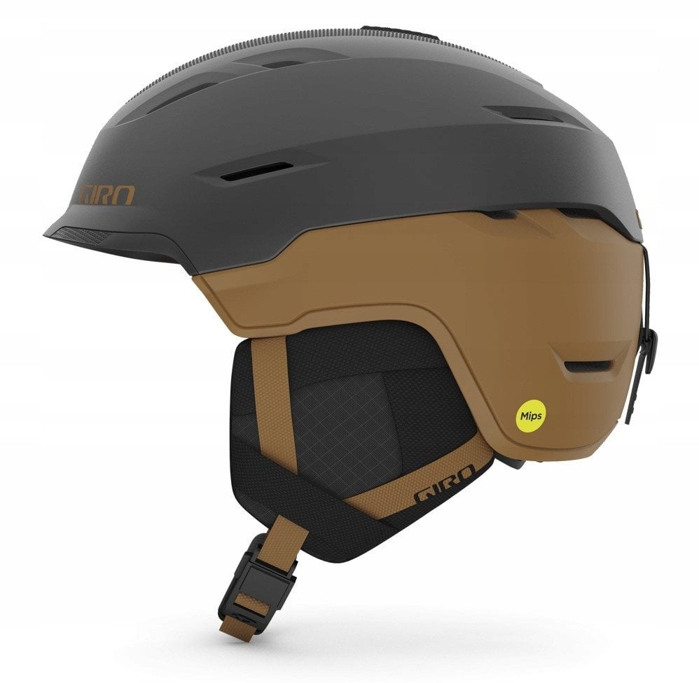 Kask zimowy GIRO TOR SPHERICAL MIPS metallic coal / tan roz. M (55.5-59 cm) (NEW 2023/2024)