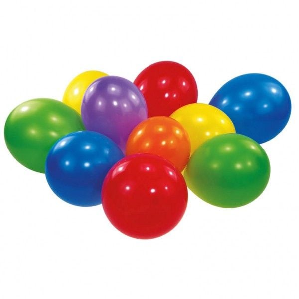 AMSCAN Balony lateksowe tęczowe 18 cm 10 sztuk (6435)