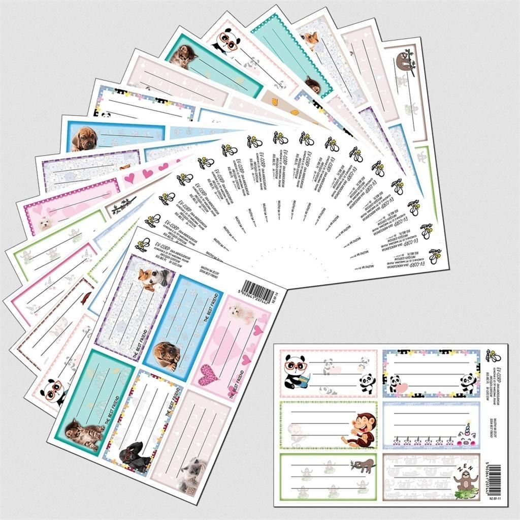 Bee-bee Nalepki na zeszyt Best friend (25szt)