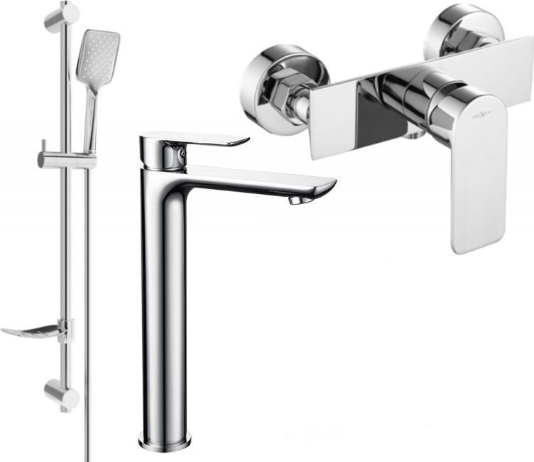 Bateria prysznicowa Mexen Mexen Alfa DF62 zestaw prysznicowy, chrom - 745714DF62-00