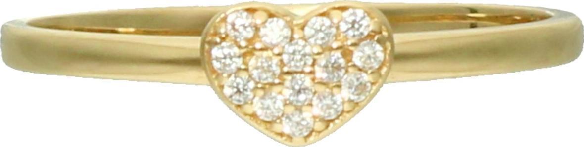 Rosanto Złoty pierścionek z serduszkiem roz. 14 585 14k