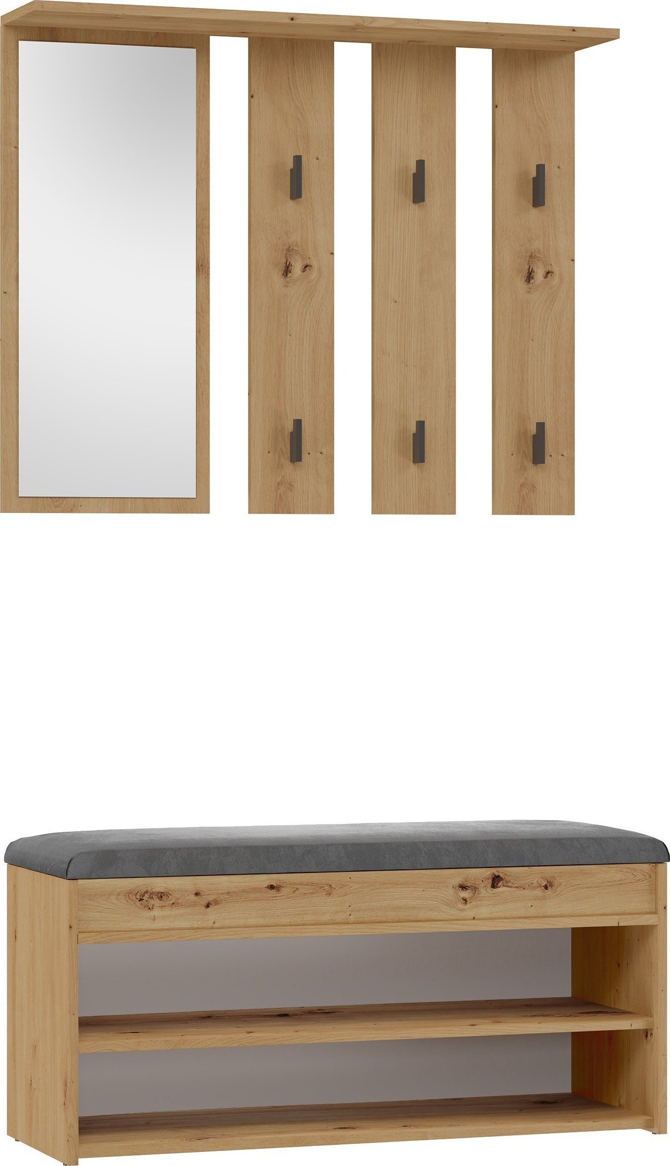 Topeshop Lumarko Garderoba Parma 2p Dąb Artisan!