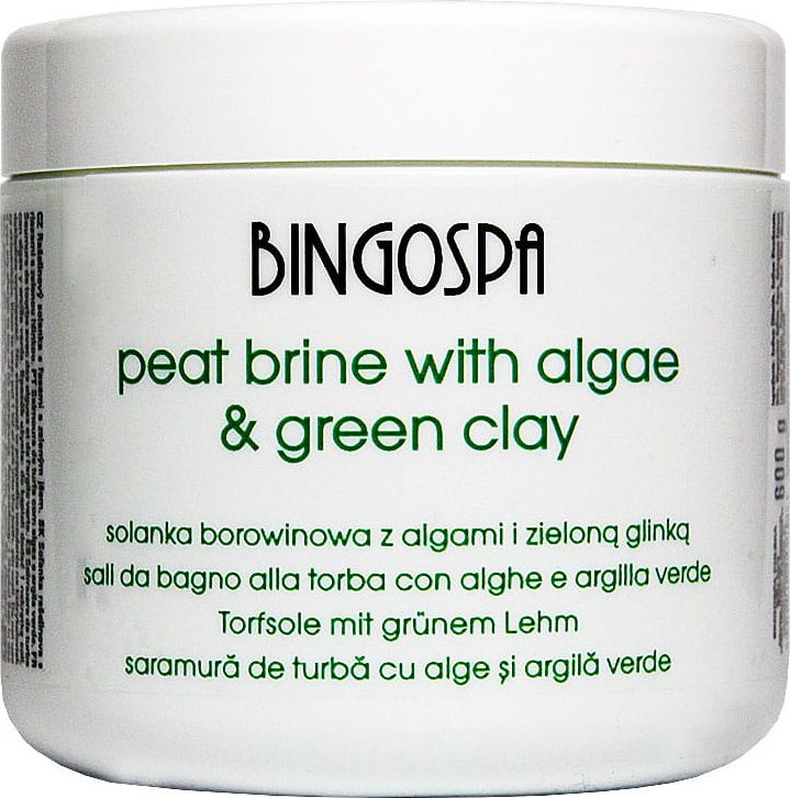 BingoSpa Solanka borowinowa z algami i zieloną glinką 600g