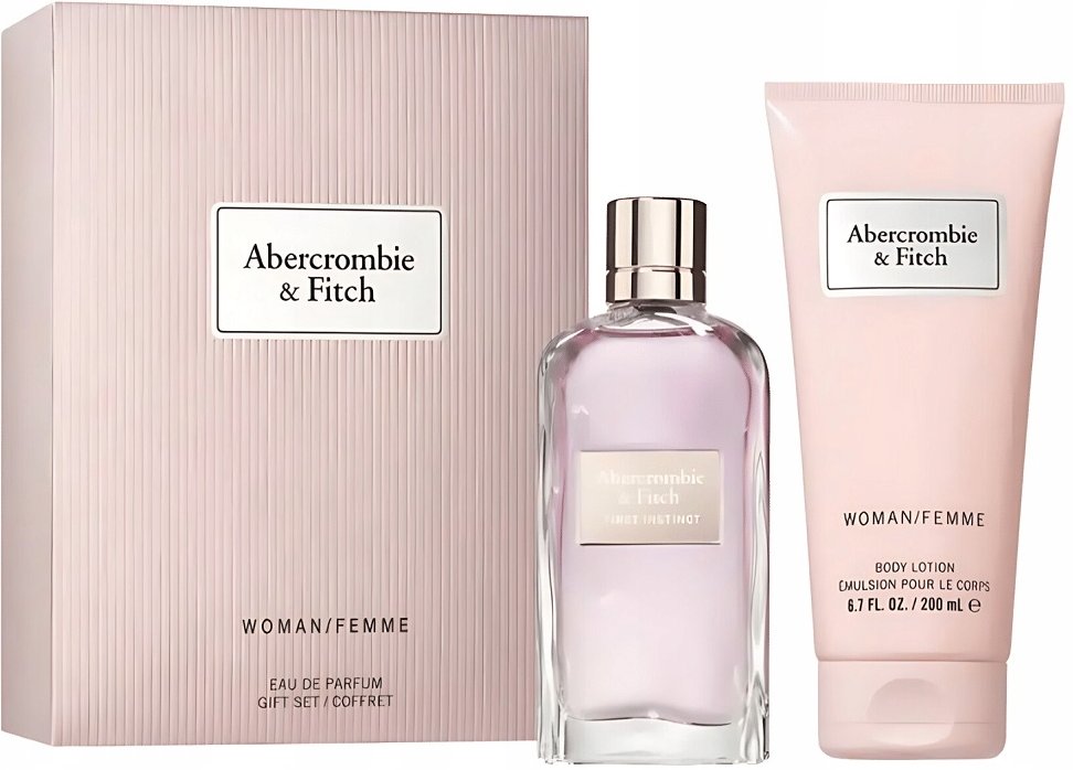 Abercrombie & Fitch First Instinct Woman Balsam Do Ciała 200Ml + Woda Perfumowana 100Ml