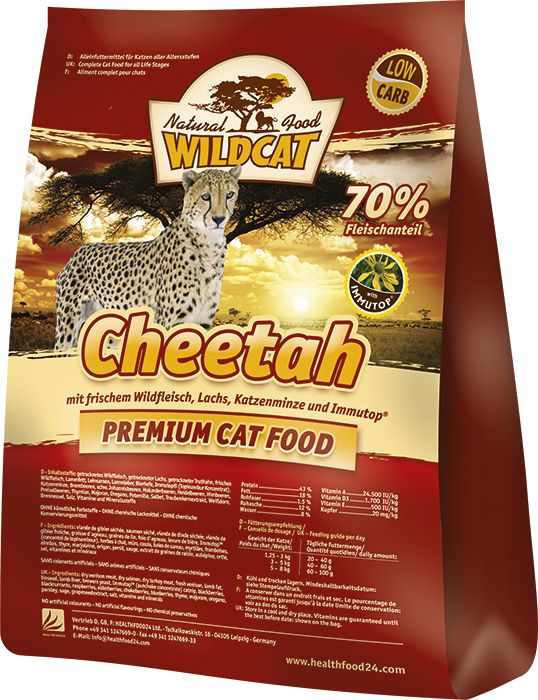 Wildcat Cheetah - dziczyzna i łosoś 3kg