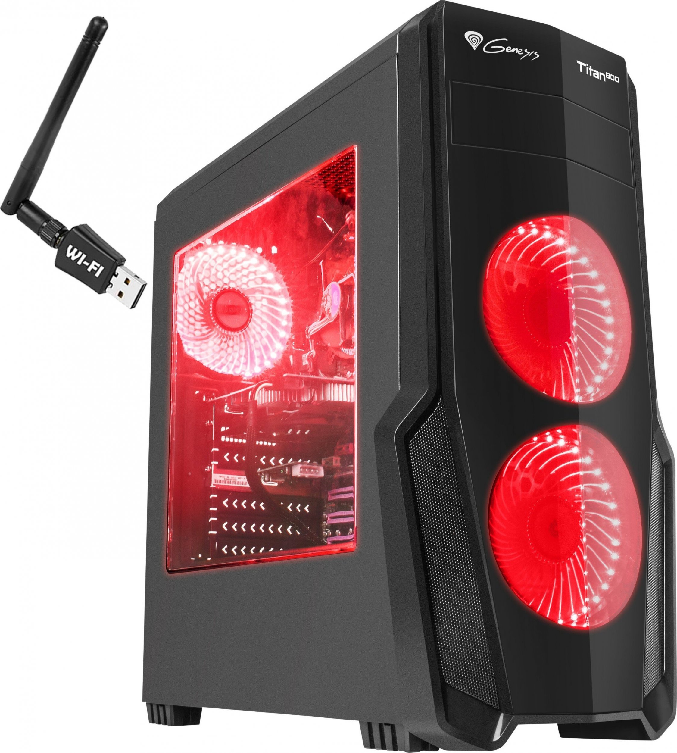 Komputer Altreo Komputer Gamingowy i3 10100f 32GB DDR4 RTX 3070 TI TITAN 800 960GB 700W