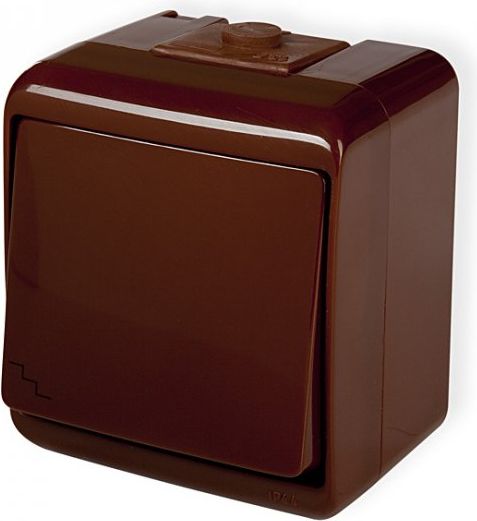 Karlik JUNIOR łącznik hermetyczny schodowy brązowe (4WHE-3)