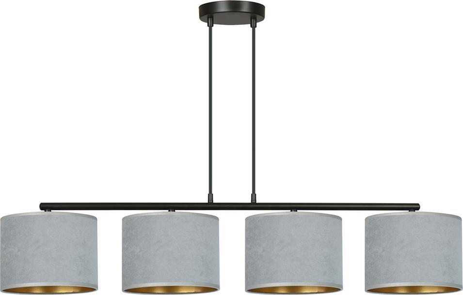 Lampa wisząca Selsey SELSEY Lampa wisząca Hellid x4 97 cm szara