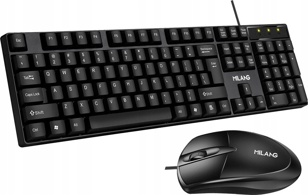 KLAWIATURA PRZEWODOWA Z MYSZKĄ CZARNA K70