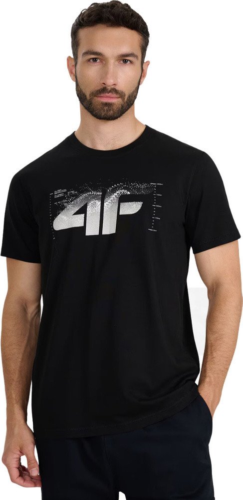 Koszulka męska 4F M2359 czarna 4FWAW25TTSHM2359 20S L