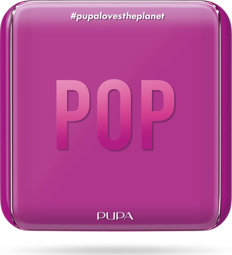 PUPA_3D Effects Design S Eyeshadow Palette paleta cieni do powiek Fuchsia 8g