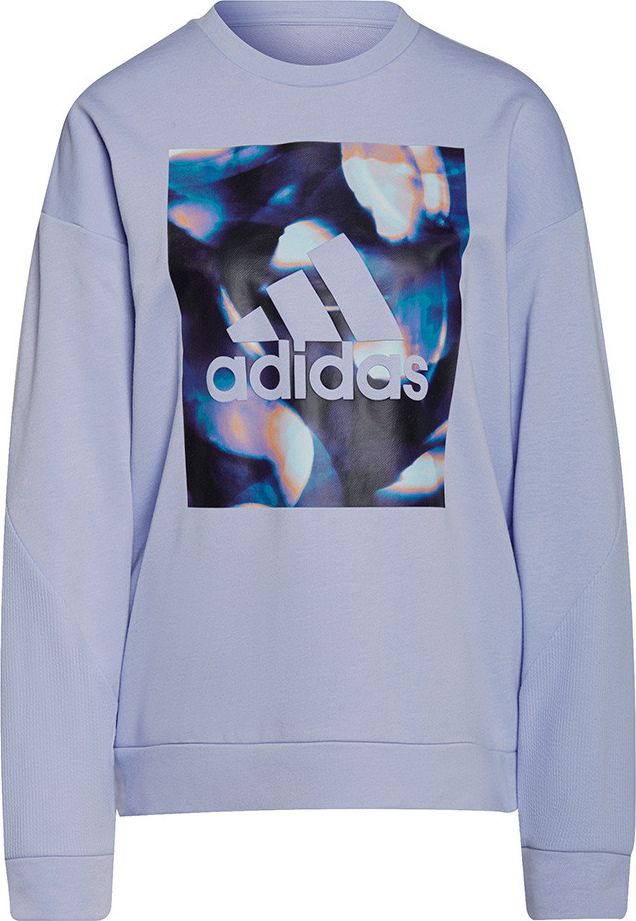 Adidas Bluza damska adidas U4U Soft Knit Swe fioletowa GS3879
