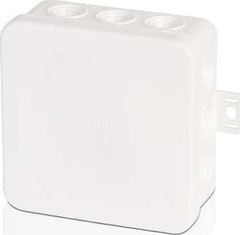 Spamel E113W - Puszka odgałęźna naścienna biała - 85 x 85 x 40 mm