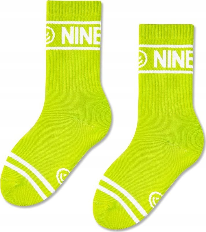Zooksy ZOOKSY Skarpetki Dziecięce NINETIES Limonkowe rozm. 30-35