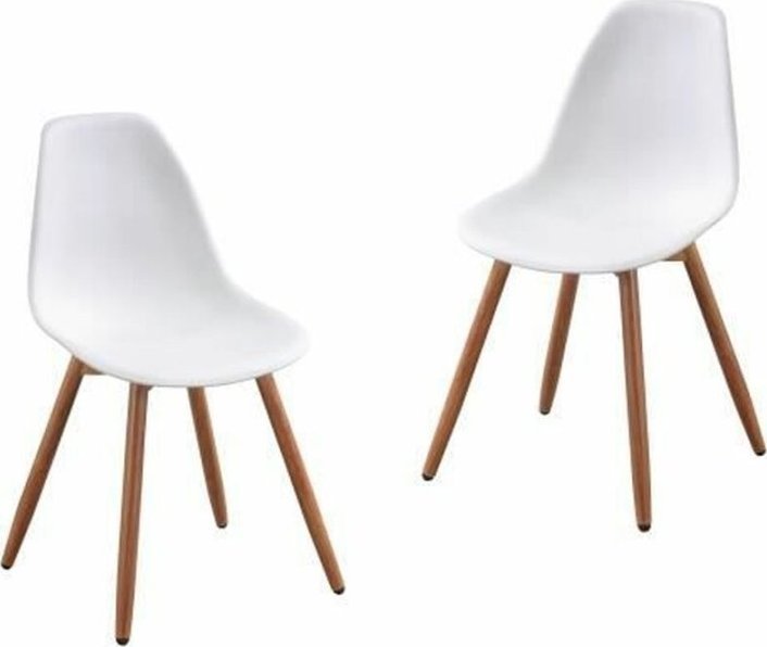 bigbuy outdoor Zhradn stolika Biały 50 x 55 x 85,5 cm (2 Sztuk)