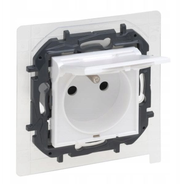Legrand Niloe Step Gniazdo 2p+z IP44, zaciski śrubowe, bez przesłony, kolor biały 863135B