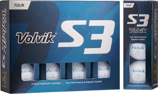 Volvik Piłki golfowe VOLVIK TOUR S3 (białe)