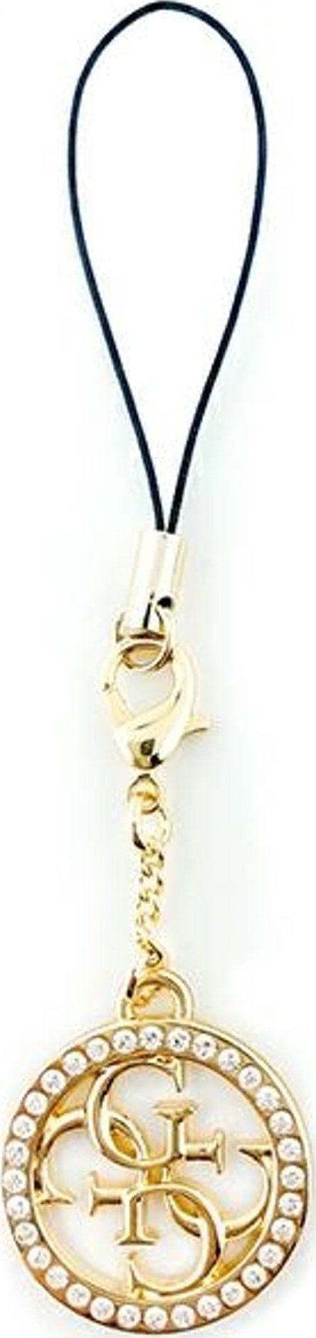 Guess Guess Phone Strap 4G Rhinestone Charm - Zawieszka do telefonu