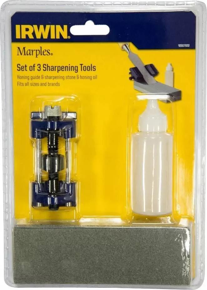 Irwin IRWIN ZESTAW DO OSTRZENIA DŁUT Z OSEŁKĄ, PROWADNICĄ I OLEJEM IRW10507932