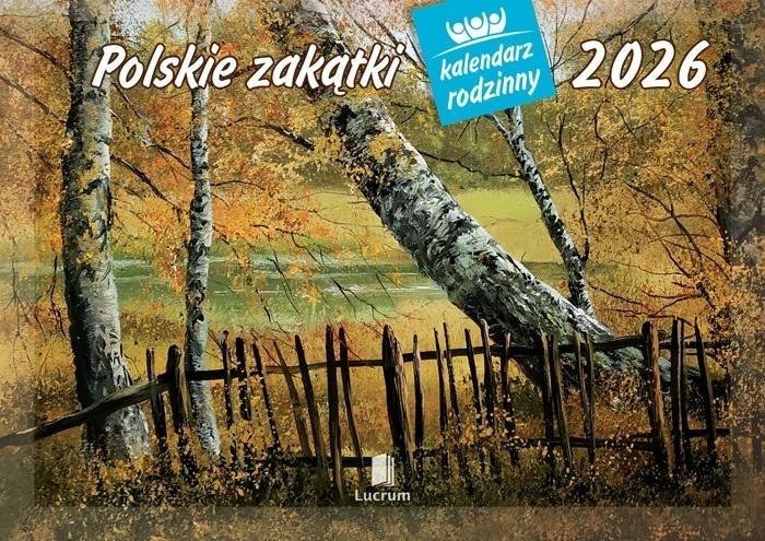 Kalendarz 2026 rodzinny Polskie zakątki