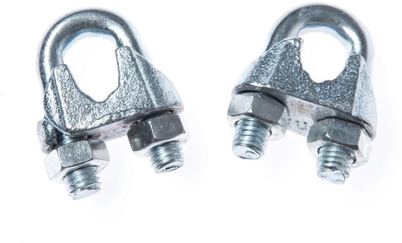 ROPE CLIP 13 MM ZN 2PCS