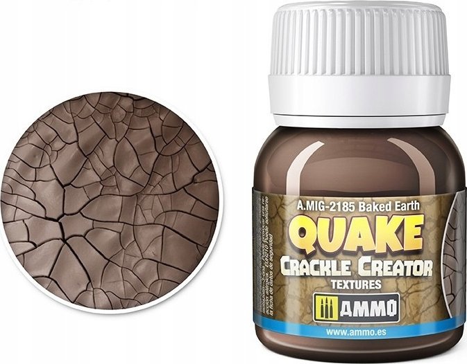 Vallejo Ammo: Quake Crackle Creator Textures - Baked Earth (40 ml)