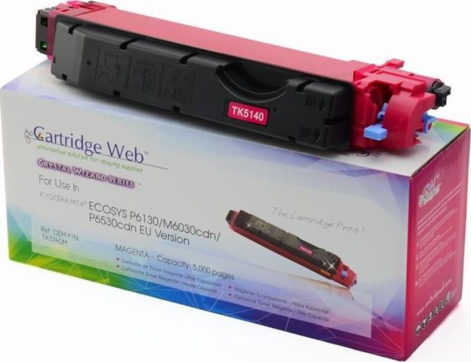Toner Cartridge Web Magenta Zamiennik TK-5140 (CW-K5140MN)