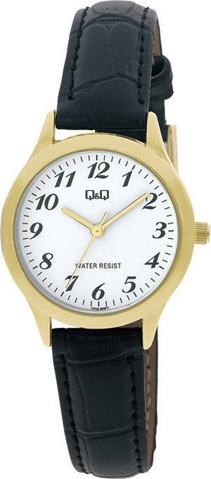 Zegarek Q&Q Zegarek QQ C01A-008P Damski Klasyczny Złoty 30M