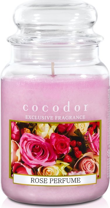 Cocodor Świeca duża 550 g Rose Perfume PCA30432