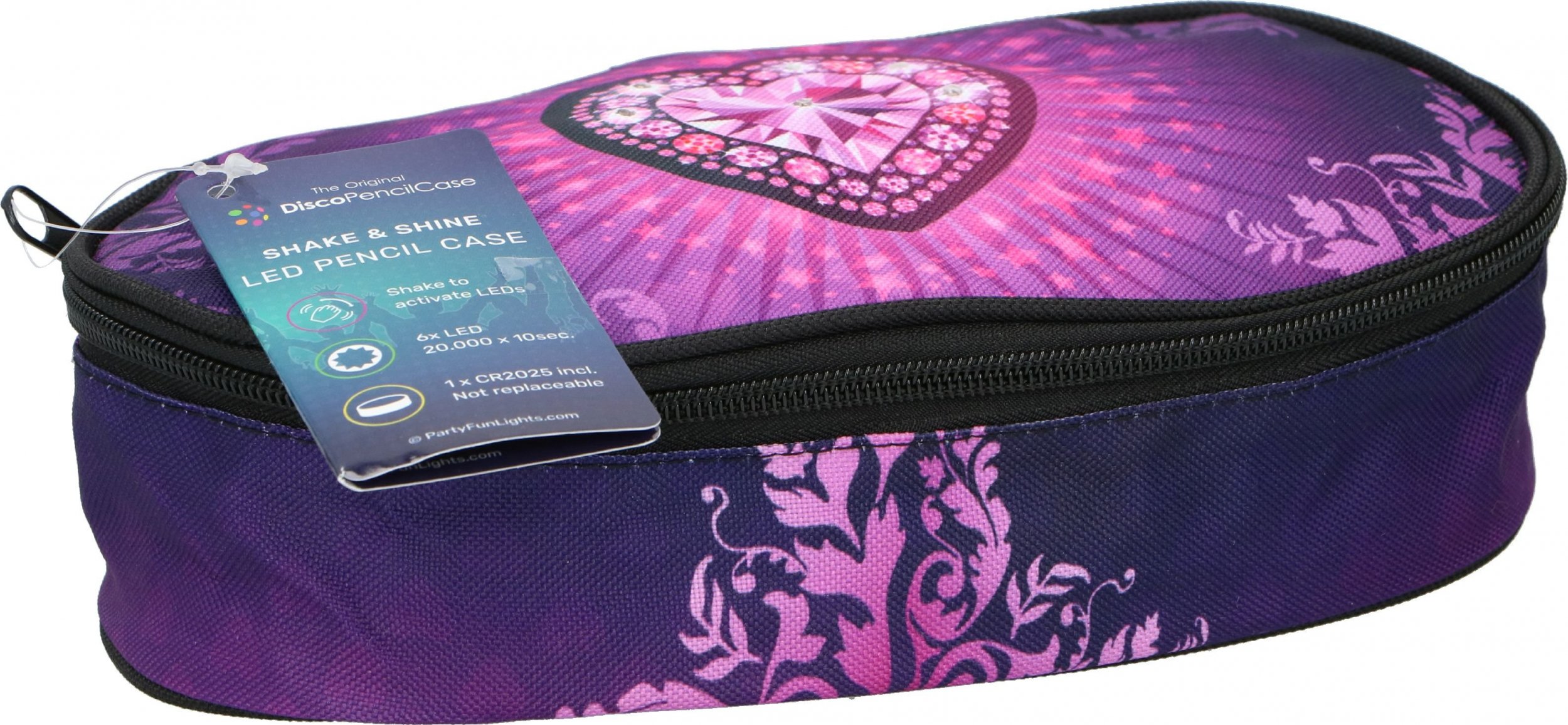 Piórnik Piórnik szkolny Back To School lampki LED 100x230x55mm uni