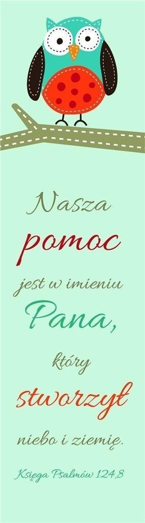 Szaron Zakładka Duża - Nasza pomoc jest w imieniu Pana