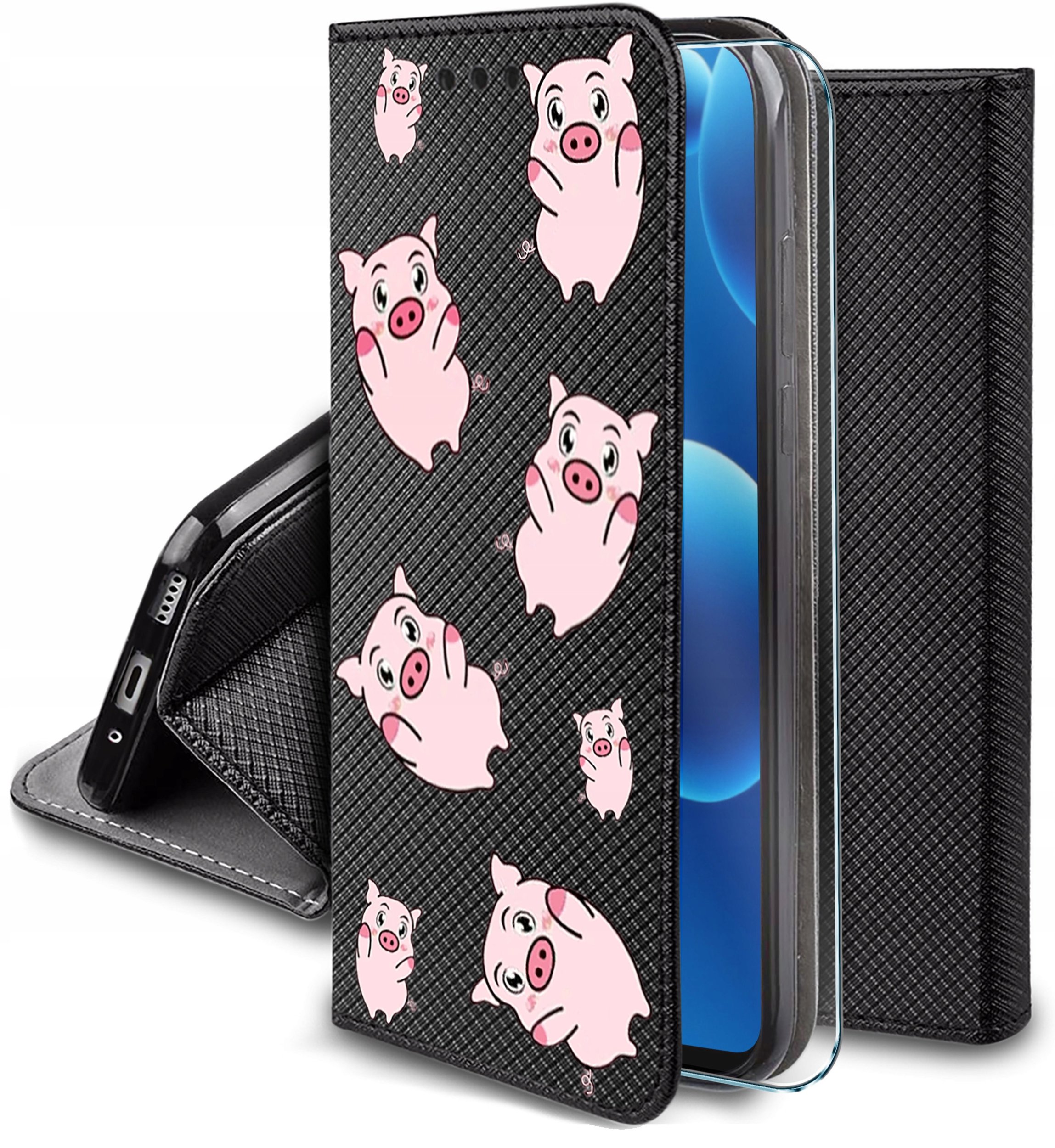 Etui do Samsung A36 5G MAGNET WZORY CASE PORTFEL + SZKŁO 9H