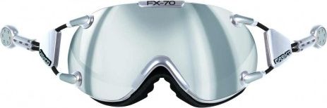 Casco Gogle narciarskie CASCO FX-70 Carbonic chrome silver L